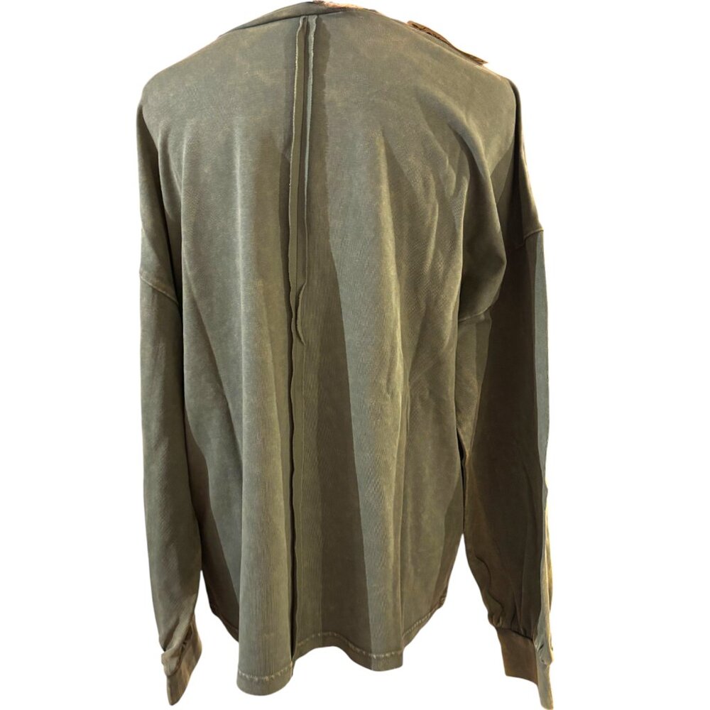 Easel Western women's cowboy hat‎ & boots long sleeve shirt sage green sz L NWT - Picture 6 of 9